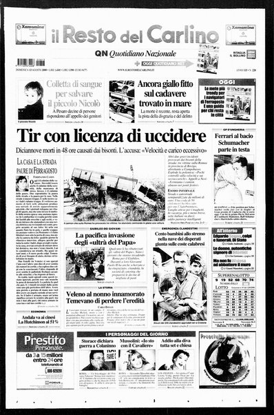 Il Resto del Carlino : giornale dell'Emilia